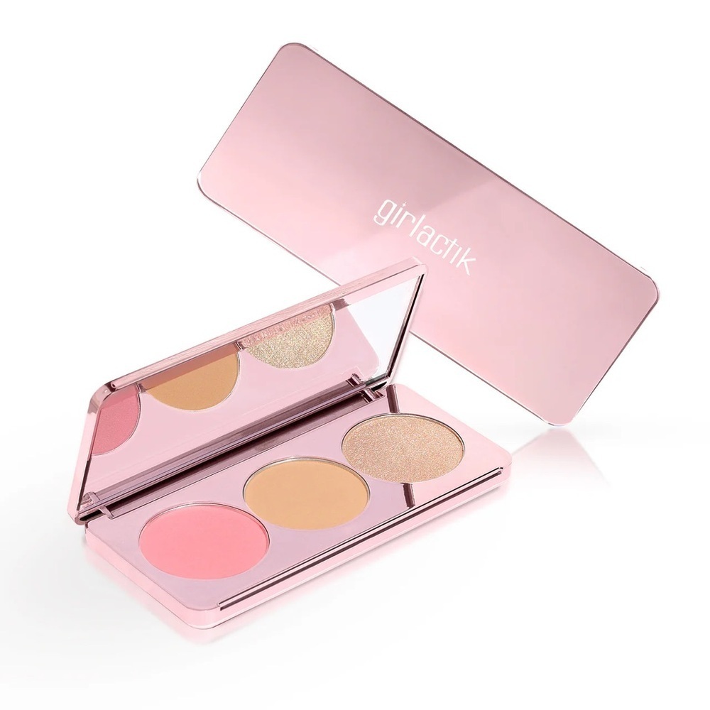 Girlactik Blush Me Light 3 Shade Face Palette BNIB
